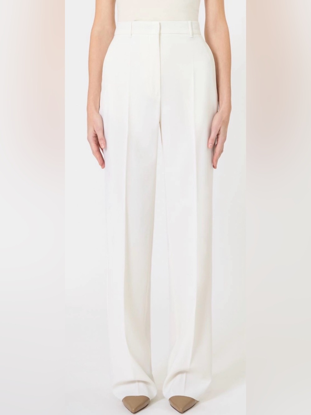 Max Mara Studio Ivory Pants, Size 8 - NWOT